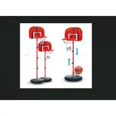 GENERICO - ARO DE BASKETBALL CON PEDESTAL Y PELOTA