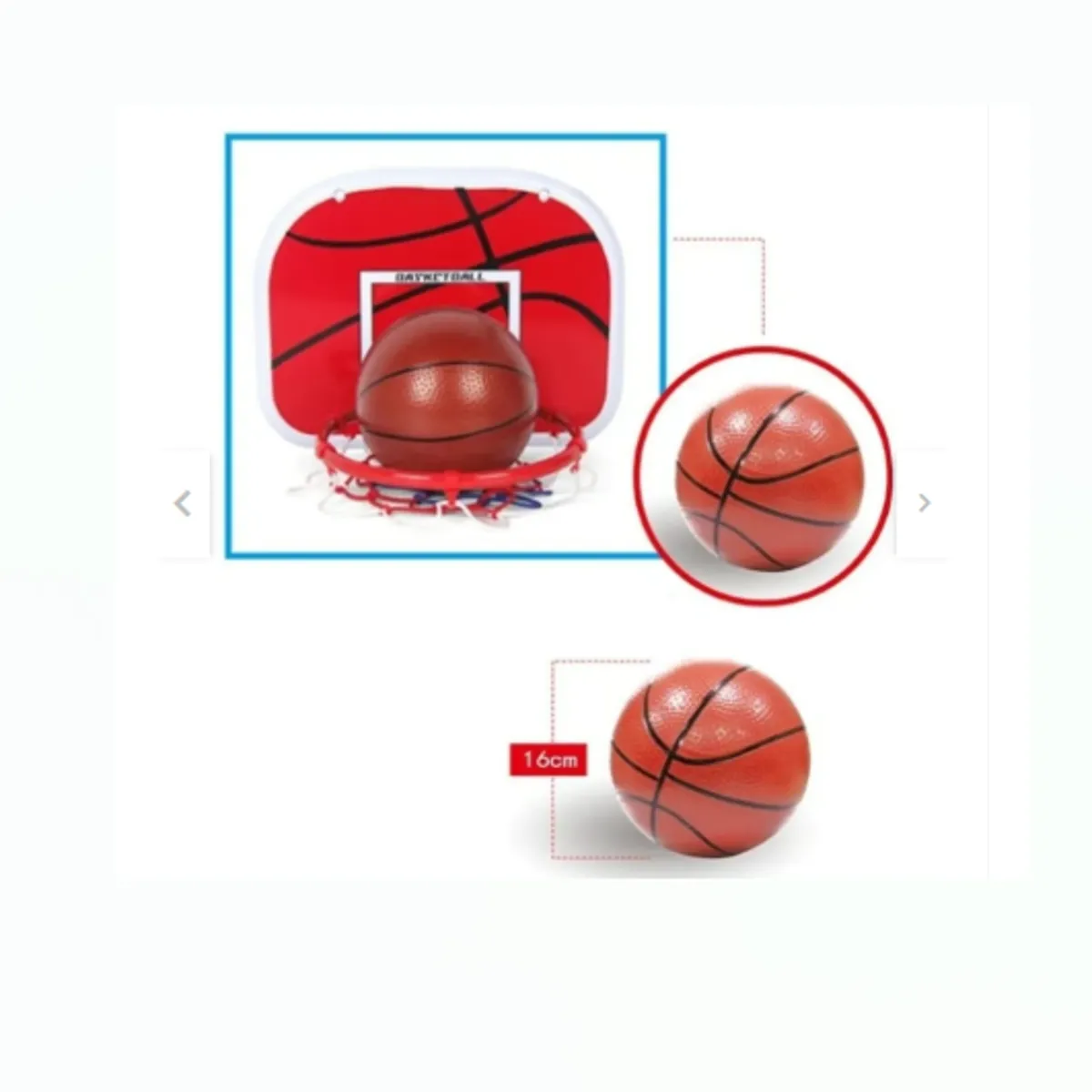 GENERICO - ARO DE BASKETBALL  CON PEDESTAL Y PELOTA