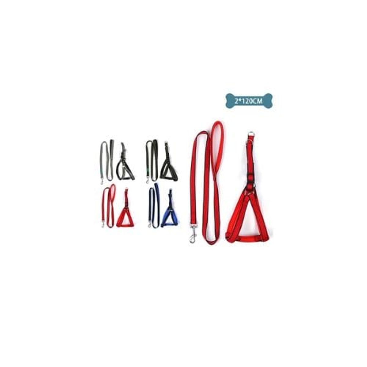 GENERICO - Set De Arnés y Correa 20x120cm