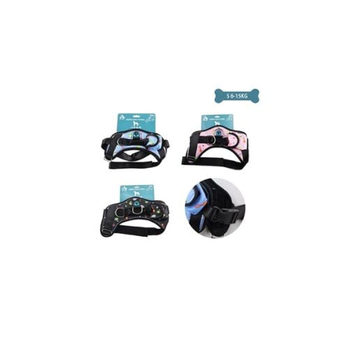 GENERICO - Arnés K9 Equipado Para Mascotas Talla S 6-15kg