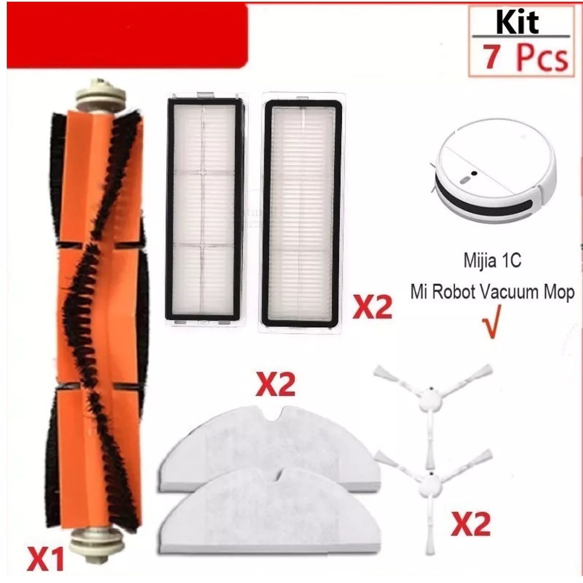 GENERICO - KIT REPUESTOS PARA XIAOMI MIJIA 1C  STYTJ01ZHM T1