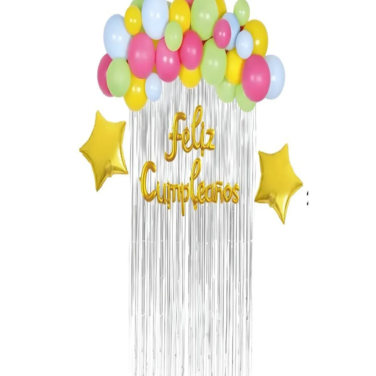 GENERICO - SET DE DECORACION CUMPLEAÑOS 35 PIEZAS