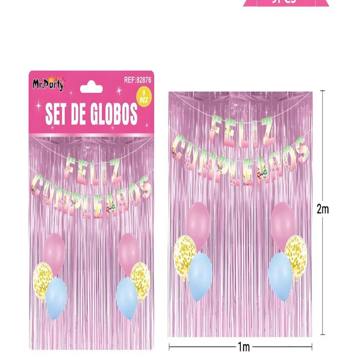 GENERICO - SET DE DECORACION CUMPLEAÑOS UNICORNIO
