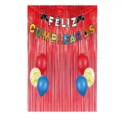 GENERICO - SET DE DECORACION CUMPLEAÑOS VIDEO JUEGO