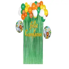 GENERICO - SET DE DECORACION CUMPLEAÑOS 35 PZAS ANIMALES