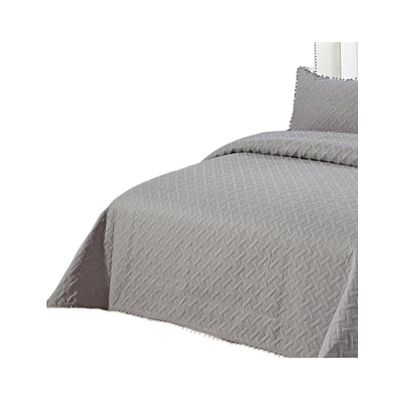 Imagen 2 del producto CUBRECAMA QUILT DE VERANO CON POMPONES KING-SUPERKING UNICOLOR