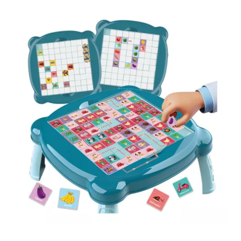 OEM - Mesa de Juego con Rompecabezas de Animales para Niños 55212