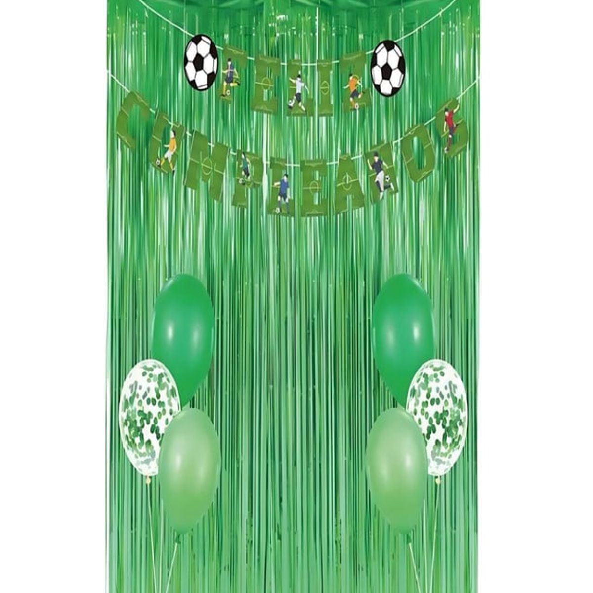 GENERICO - SET DE DECORACION CUMPLEAÑOS FUTBOL