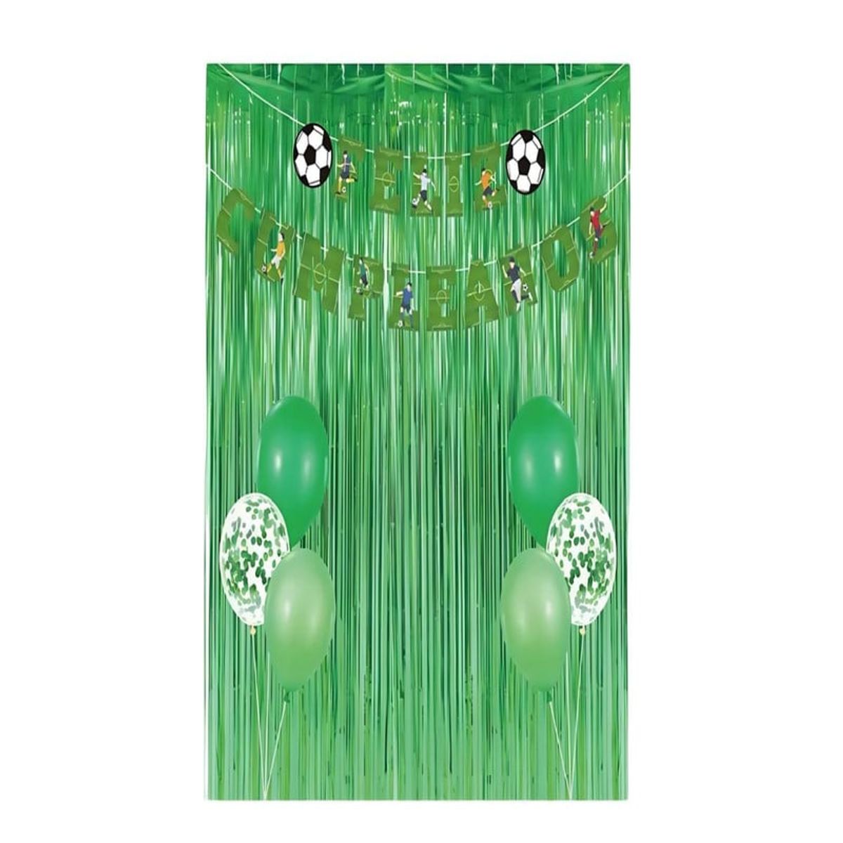 GENERICO - SET DE DECORACION CUMPLEAÑOS FUTBOL