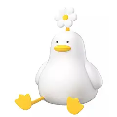 GENERICO - Lámpara Patito espanta cuco led niños touch silicona espantacuco