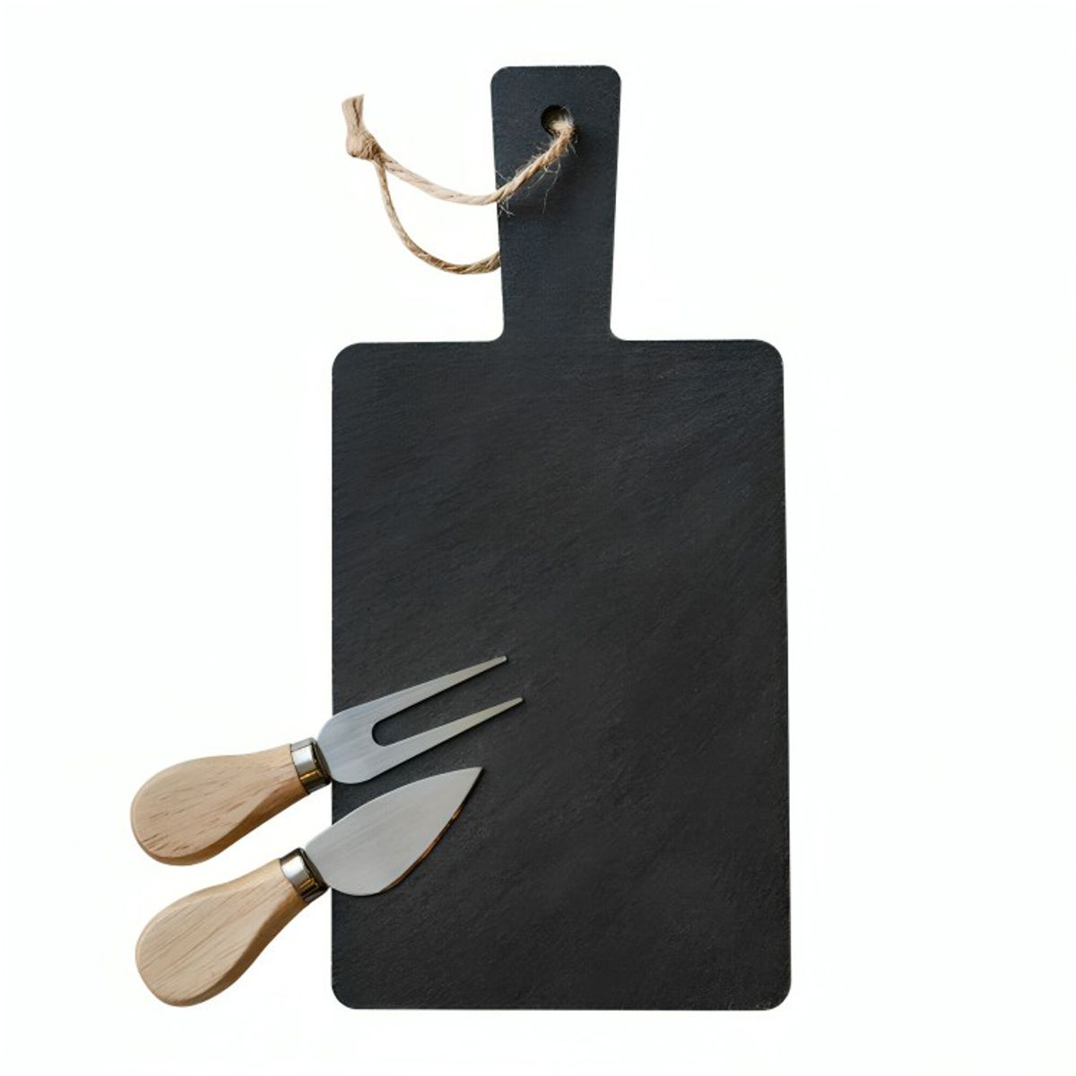 WAYU - SET APERITIVO TABLA PIEDRA PIZARRA WAYU