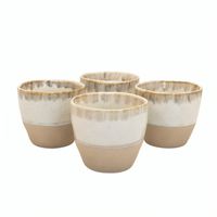SET 4 VASOS CERAMICA