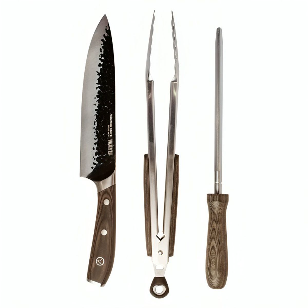 WAYU - SET PARRILLERO CUERO   WAYU