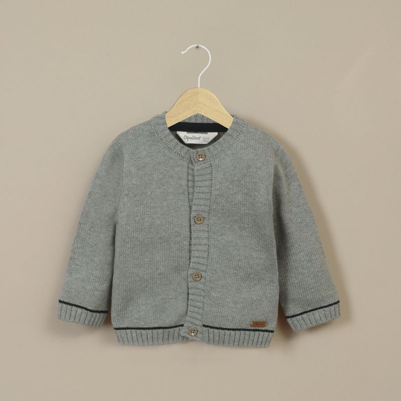 OPALINE - Chalecos Bebé niño Gris 39878 Opaline 