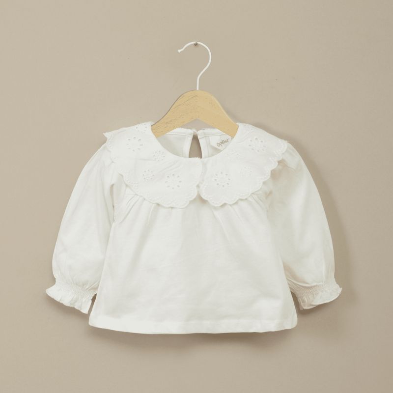 OPALINE - Poleras Bebé niña Blanco 39939 Opaline