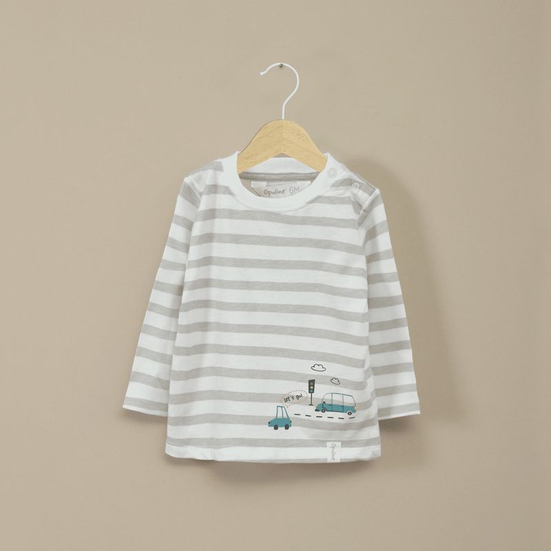 OPALINE - Poleras Bebé niño Gris 39944 Opaline