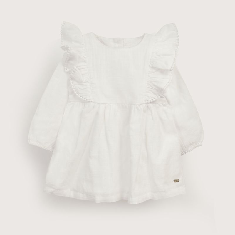 OPALINE - Vestidos Bebé niña Blanco 39836 Opaline 