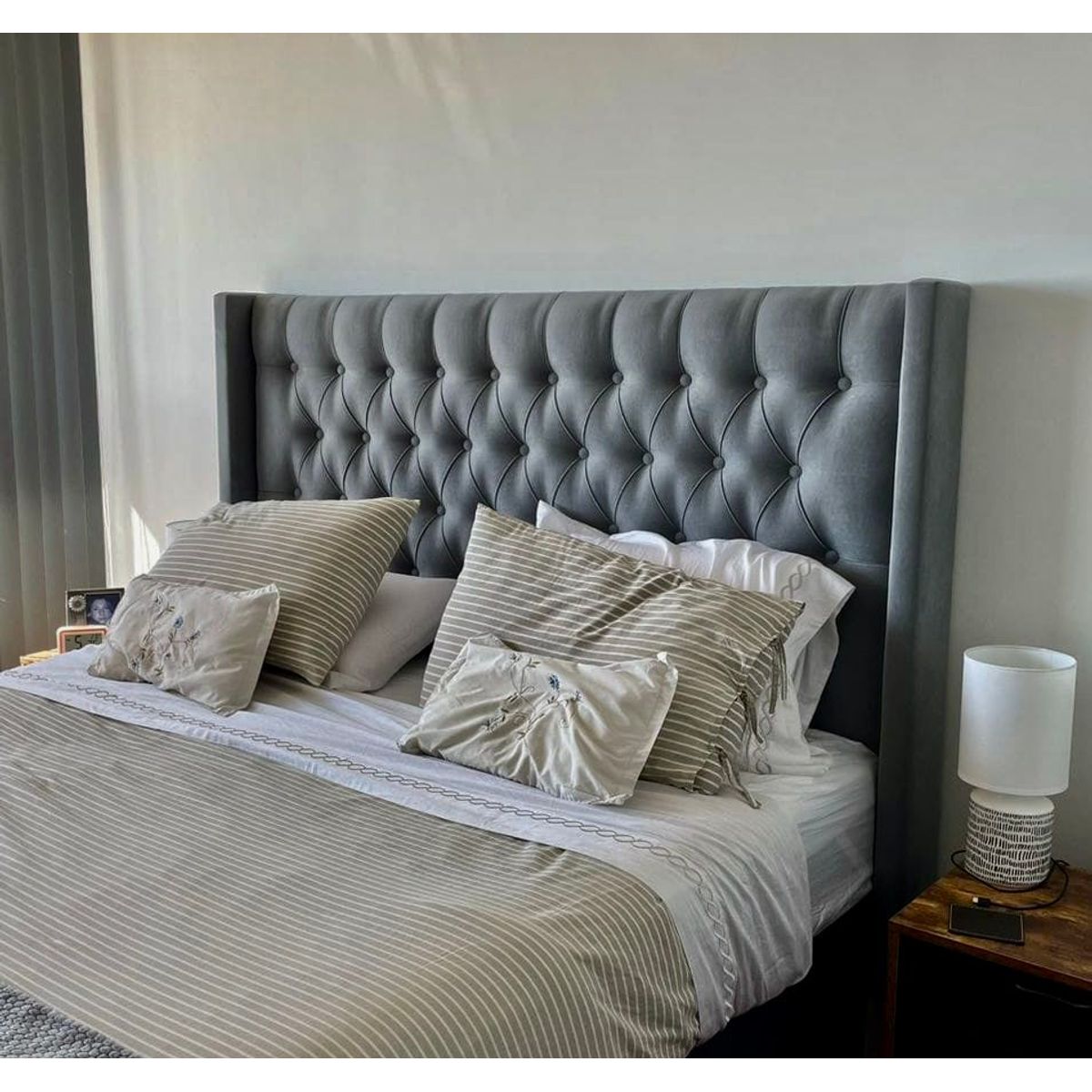 GENERICO - Respaldo capitone orecchio 2 plazas