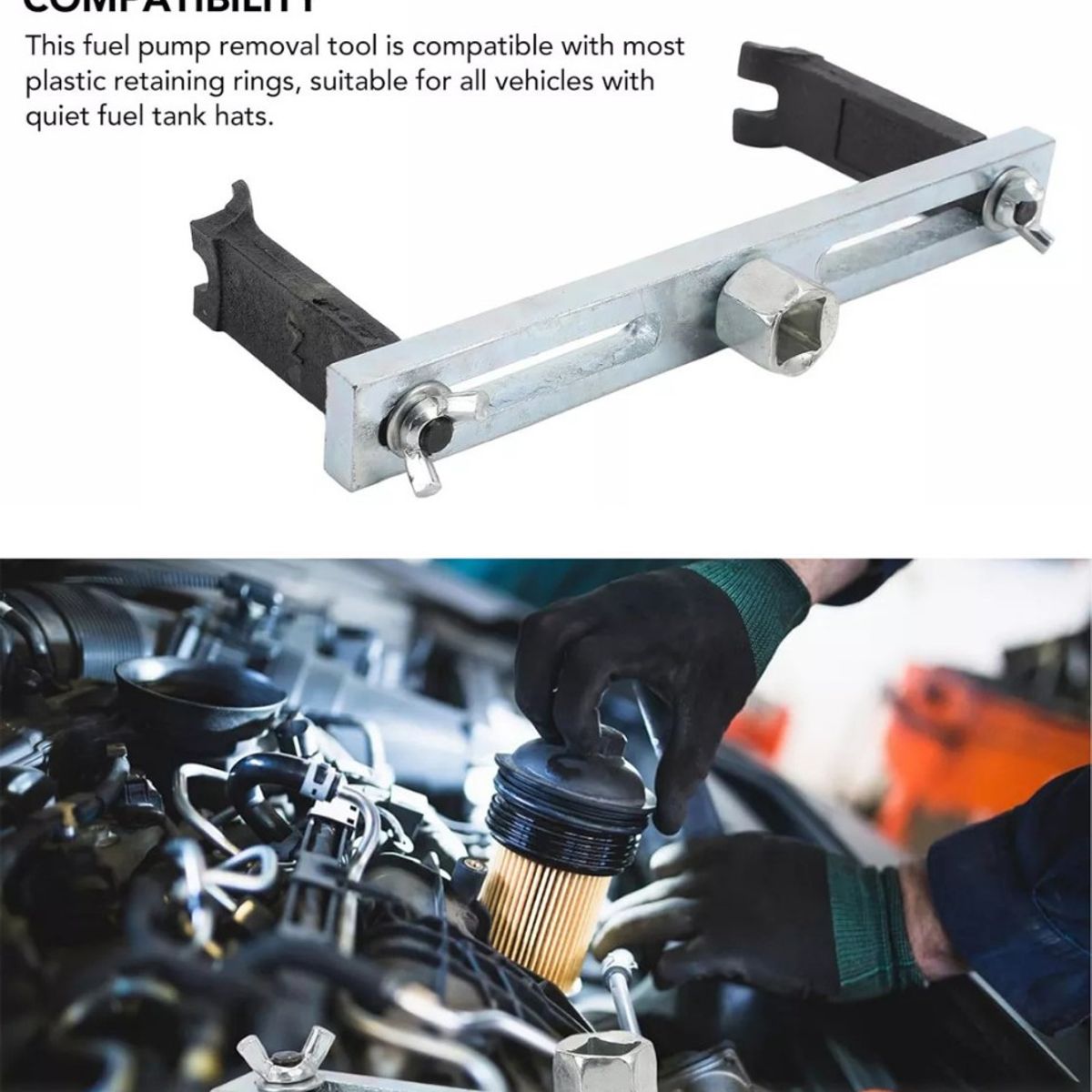 KUANGYE - Llave Estanque Combustible Tapa Bencina Adaptable Universal