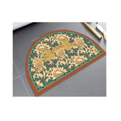GENERICO - Alfombra Absorbente Baño Cocina 38 x 58 cm - Hojas Flabeladas