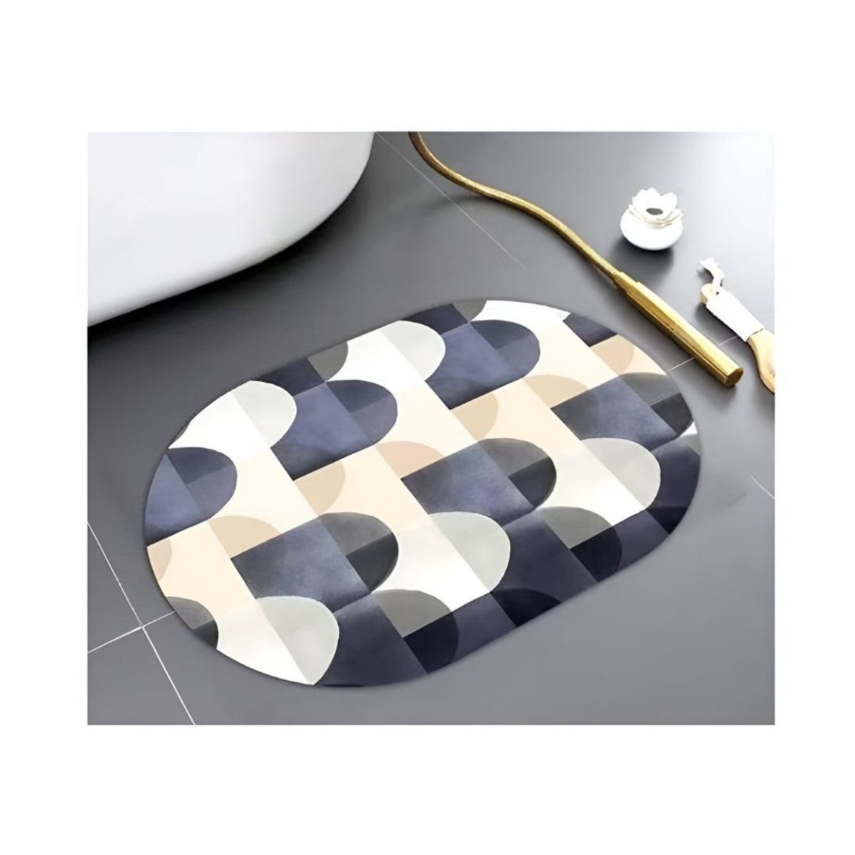 GENERICO - Alfombra Absorbente Baño Cocina 38 x 58 cm - Brest