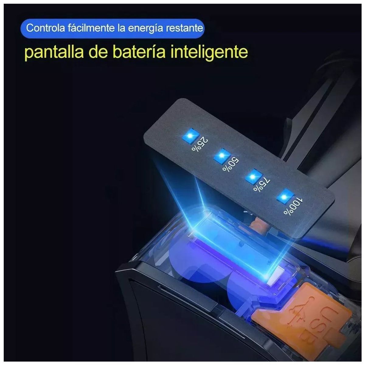 KUANGYE - Linterna Frontal Tipo Minero Recargable Y Potente De Cacería