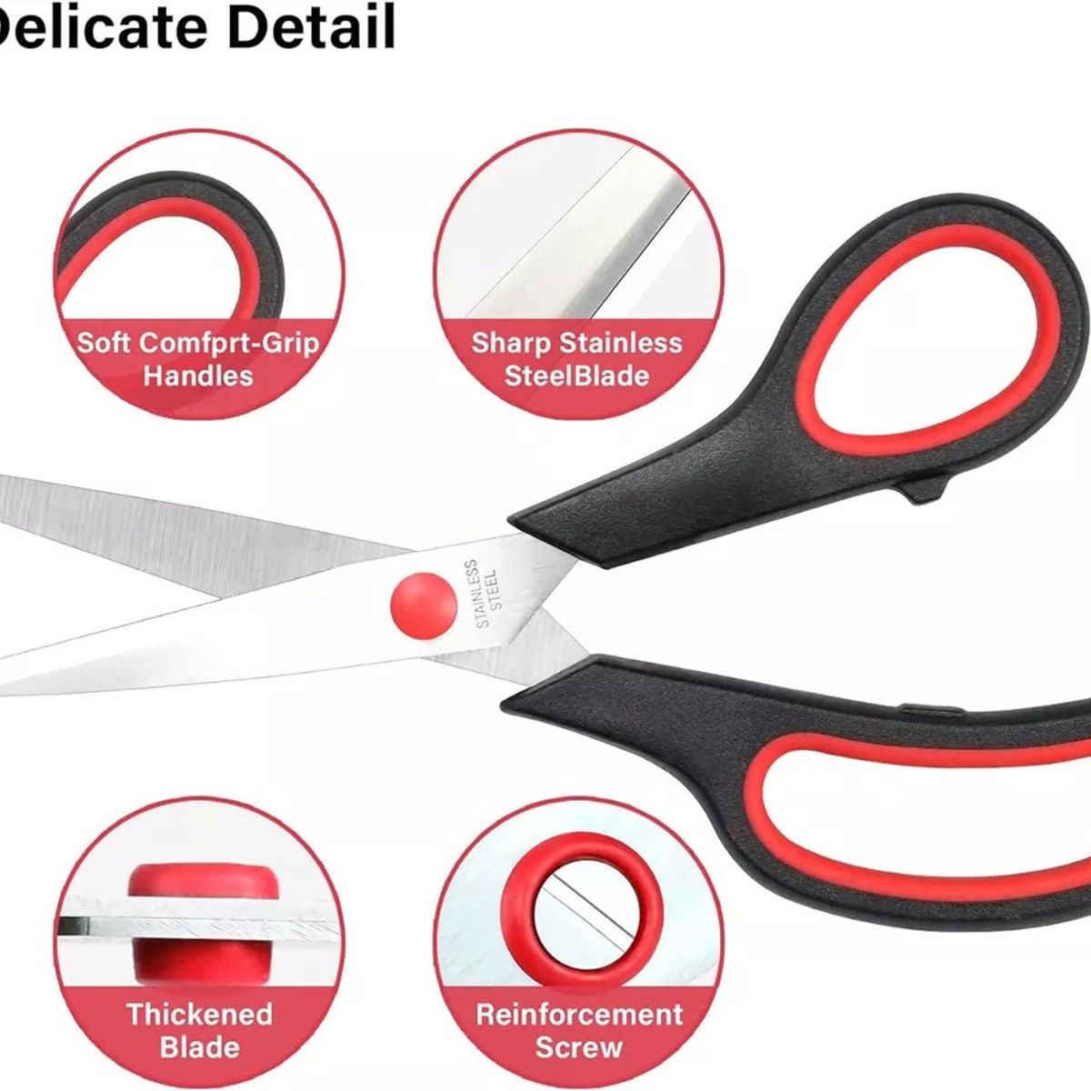 KUANGYE - Kit Tijeras Profesionales Filos Multiusos Set