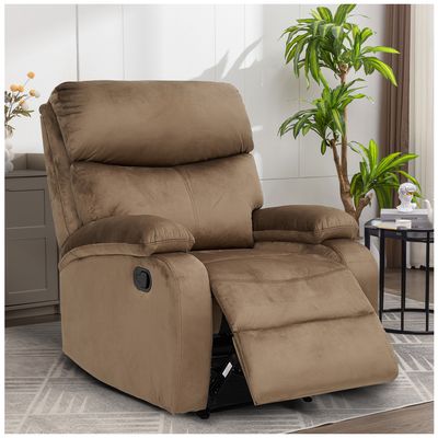 Imagen 2 del producto Berger Reclinable Milan Terciopelo Café