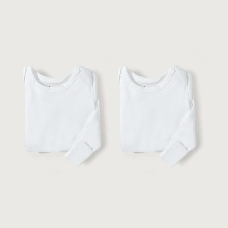 OPALINE - Bodys Unisex bebé Blanco 39781 Opaline