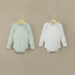OPALINE - Bodys Unisex bebé Verde 39857