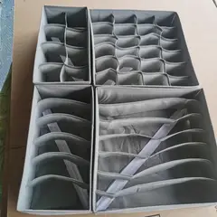 GENERICO - Juego De 4 Organizadores Para Ropa Interior Organizador Ropa