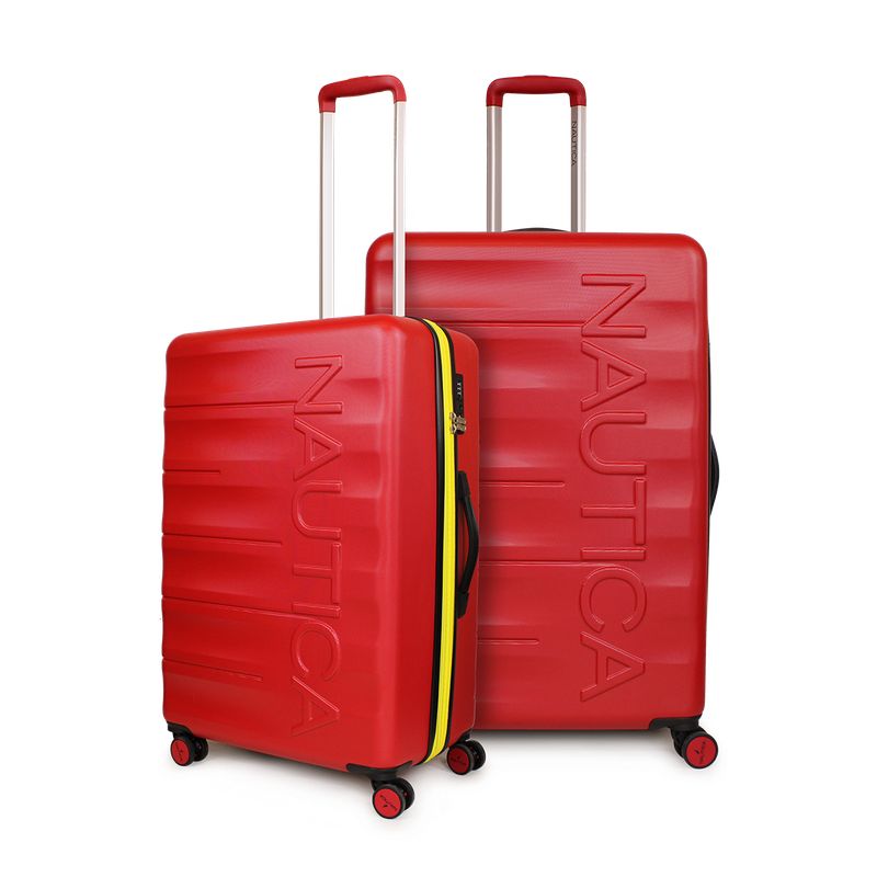 NAUTICA - Pack 2 maletas M+L Ibiza de 20 y 23kg roja Nautica