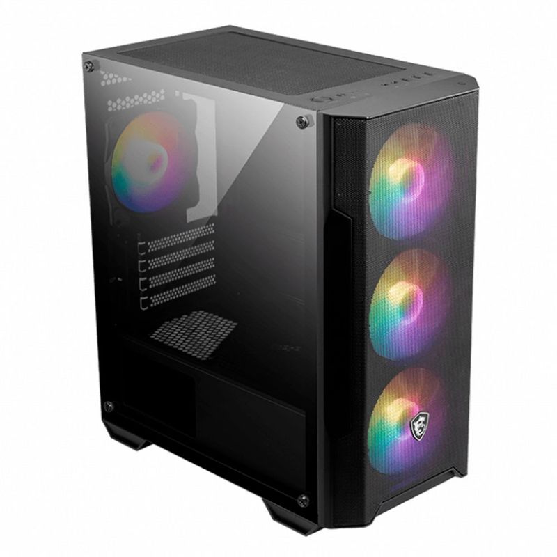 MSI - Gabinete Gamer MSI MAG FORGE M100A 4Fan Micro-ATX