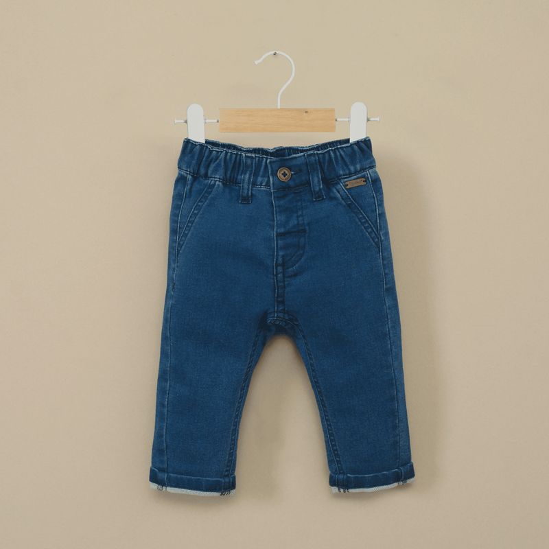 OPALINE - Pantalones Bebé niño Azul 39931 Opaline