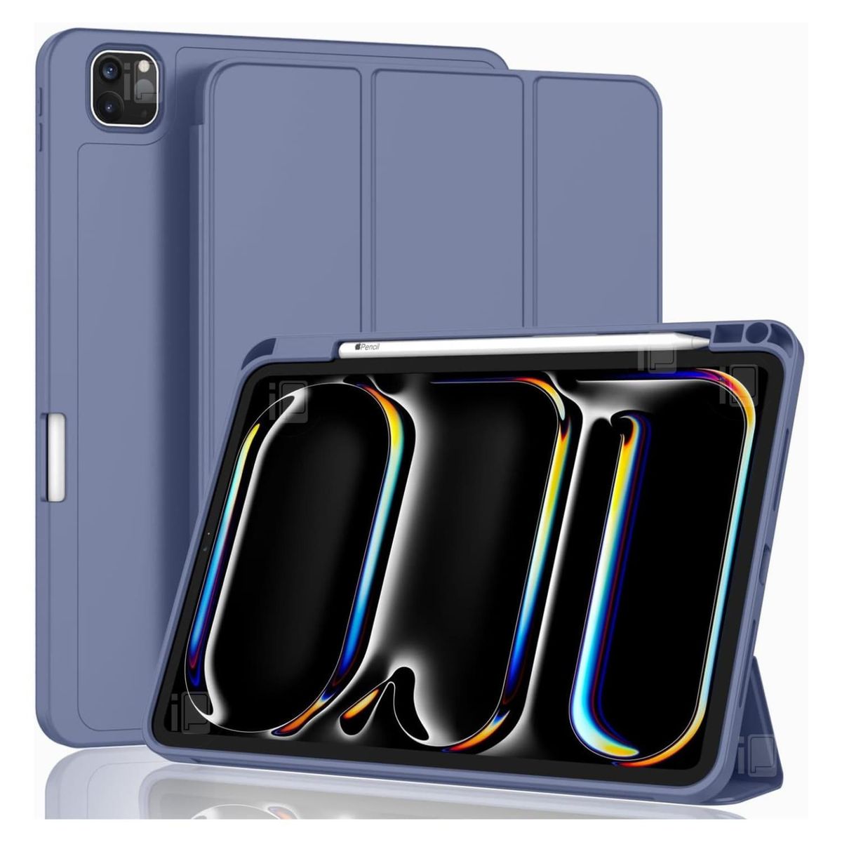 GENERICO - Funda Para iPad Pro 13 2024 M4 Ranura Pen Carga Magnética - Lavanda