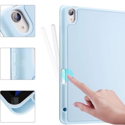Imagen 2 del producto Funda Para iPad Air 11 M2 Ranura Lápiz Carga Magnética - Celeste