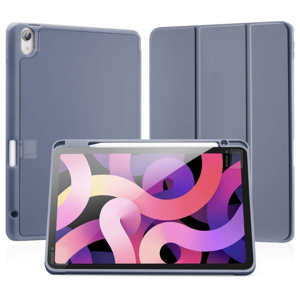 GENERICO - Funda Para iPad Air 11 M2 Ranura Lápiz Carga Magnética - Lavanda