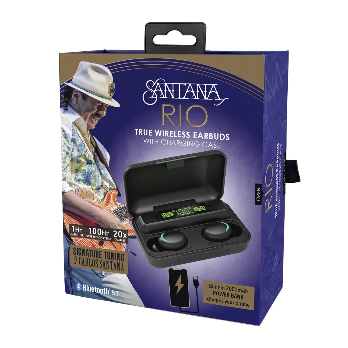 SANTANA RIO - Auriculares In Ear Inalambricos Santana Rio con Cargador