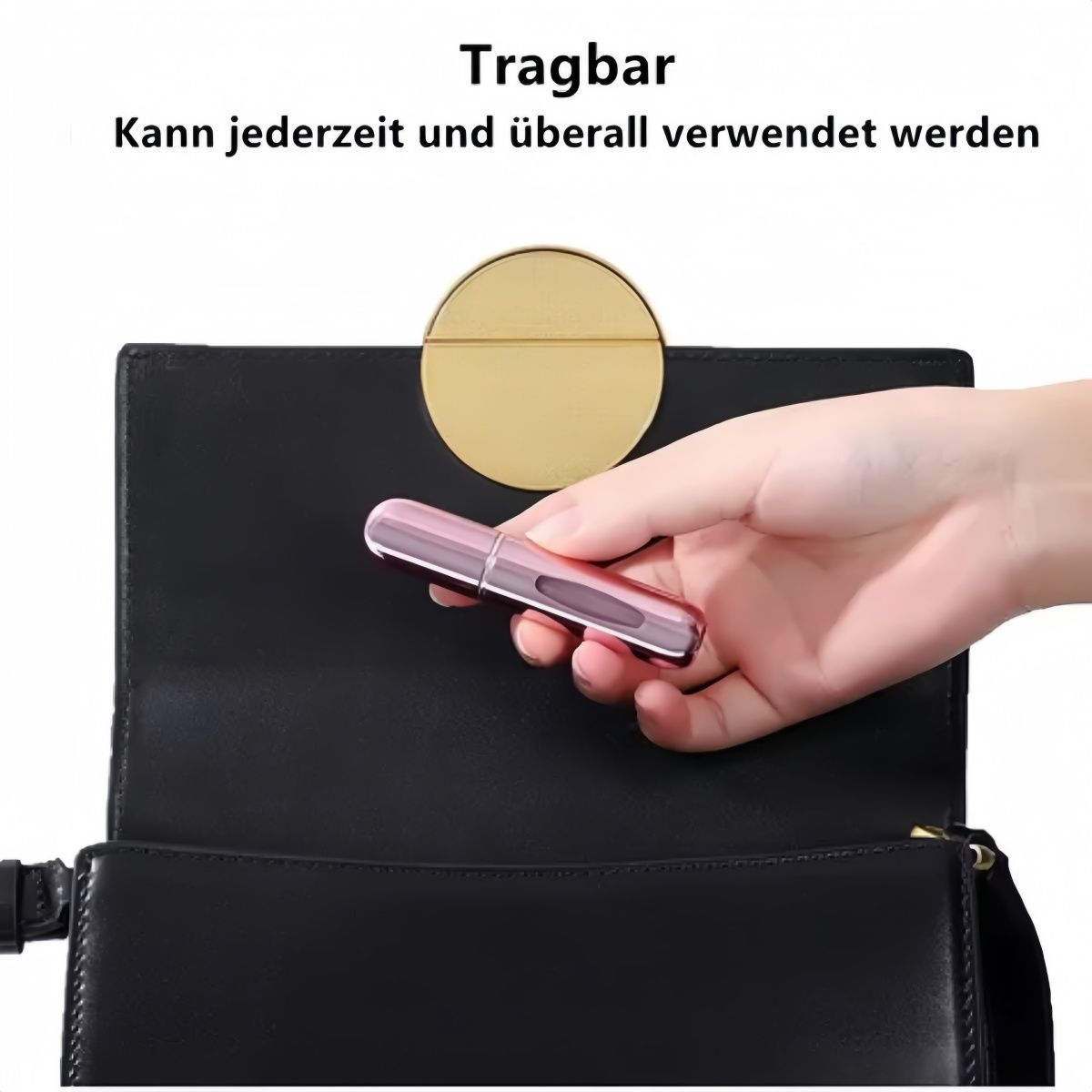 GENERICO - Pack 4 Atomizador De Perfume botellas De Perfume 5ml Viaje