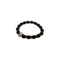 GENERICO - Pulsera de piedra volcánica de 8mm