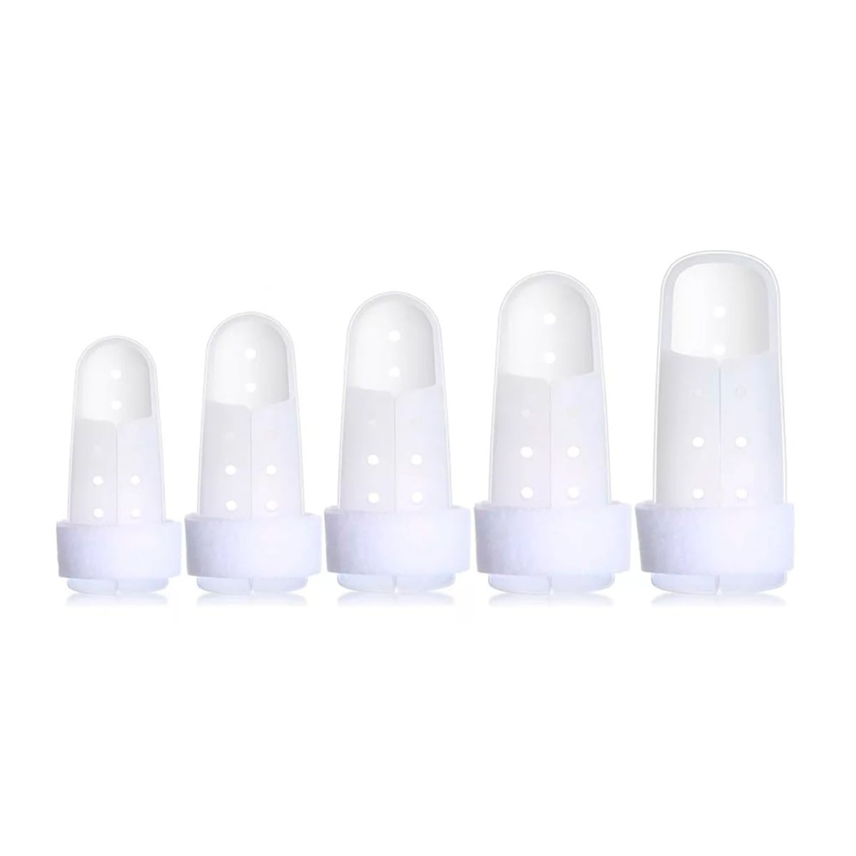 GENERICO - Ferula Inmovilizador Ajustable Para Dedo Artritis Pack 5 Und