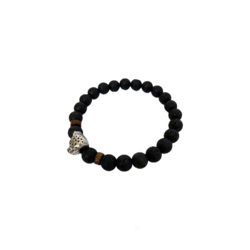 GENERICO - Pulsera de piedra volcánica 8mm