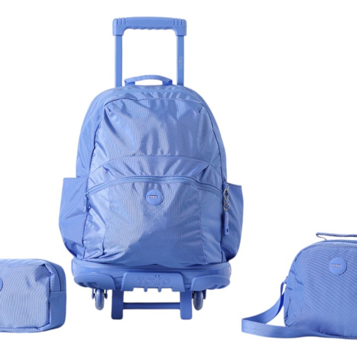 TOTTO - Kit Escolar Totto Mochila + Estuche + Lonchera Resistente