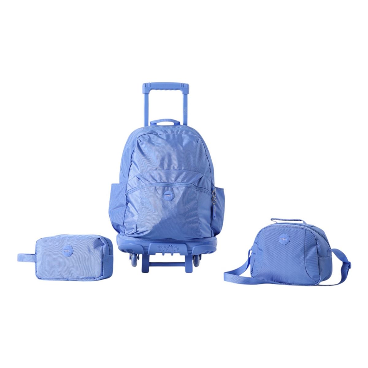 TOTTO - Kit Escolar Totto Mochila + Estuche + Lonchera Resistente