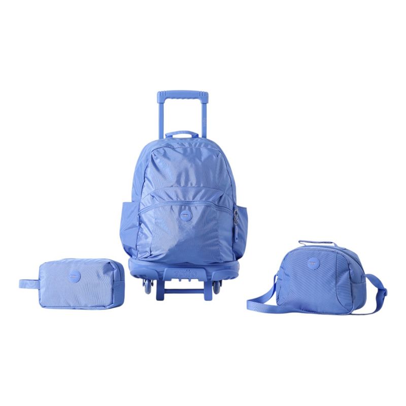 TOTTO - Kit Escolar Totto Mochila + Estuche + Lonchera Resistente