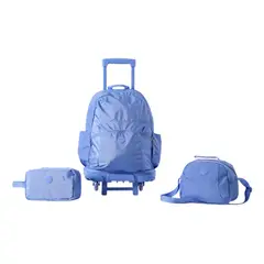 TOTTO - Kit Escolar Mochila + Estuche + Lonchera Resistente