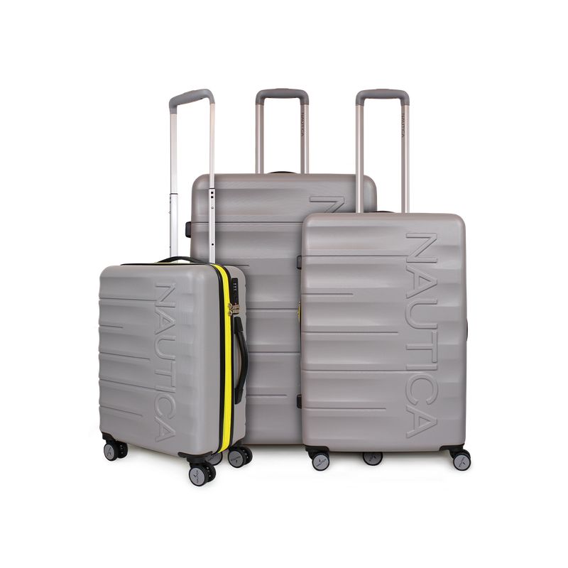 NAUTICA - Set de 3 maletas Ibiza S+M+L gris Nautica