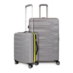 NAUTICA - Pack 2 maletas S+L Ibiza de 10 y 23kg gris