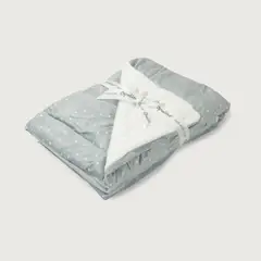 OPALINE - Mantas Unisex bebé Blanco 39845