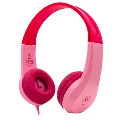 MOTOROLA - Audifono Jr 200 Con Cable Manos Libres Rosado